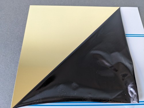 Brass sheet off - sheet, cut