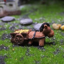 2Pcs Small Donkey Ornament