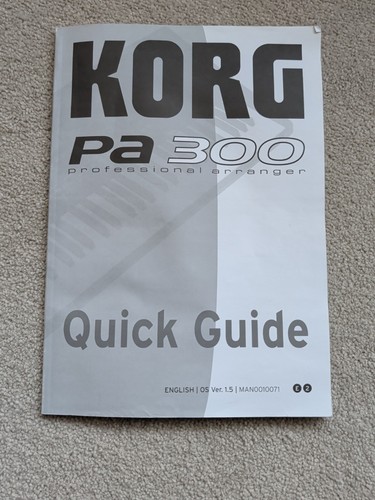 Korg keyboard 300 - pa,