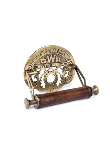 Antique brass gwr toilet - antique,