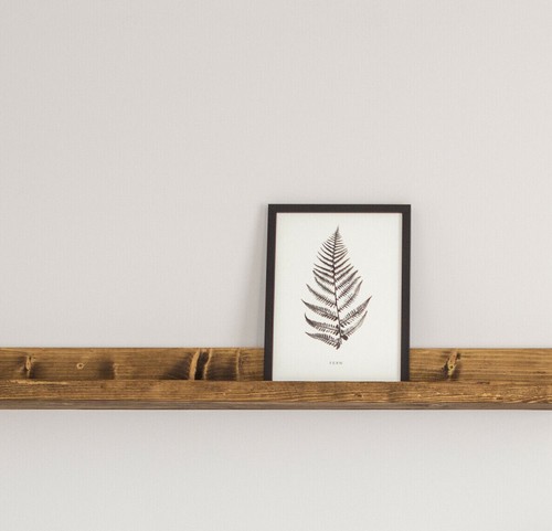 Wooden shelf floating - shelf,