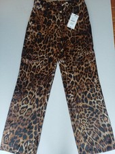 Zara trousers leopard print