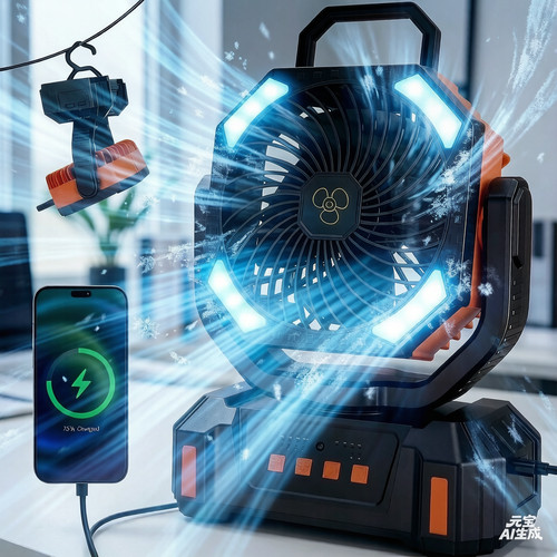 20000mah camping fan - 20000mah,