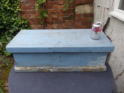 Vintage wooden trunk - box,