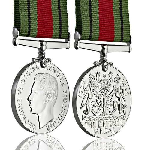 The defence medal silver - the,
