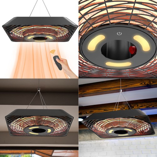 Hanging patio heater 1500w - hanging,