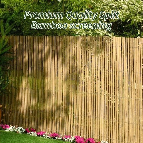 Split bamboo slat fencing - split,