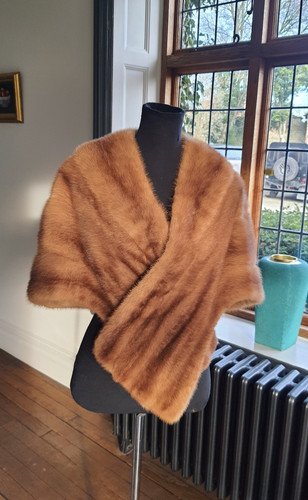 Mink stole cape - stole,