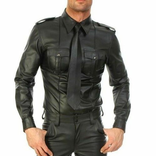 Men genuine lambskin leather - men's,