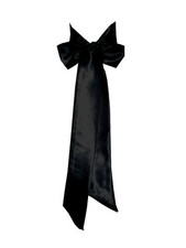 BLACK Satin Wedding Fancy Dress Party Ribbon Sash Belt Tie Band Bridesmaid Bow