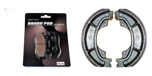 Front brake pads - &, rear