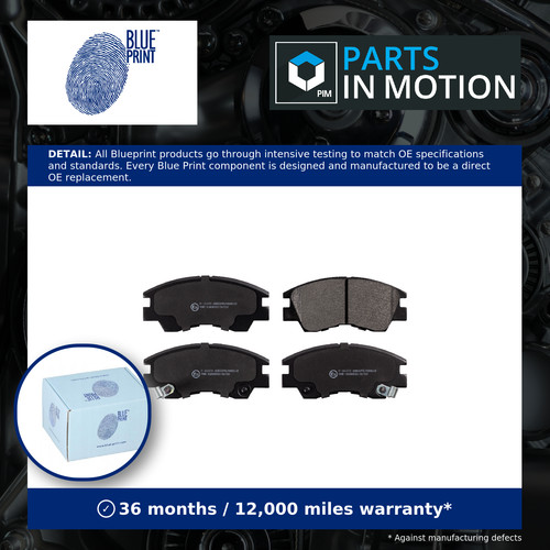 Brake pads set fits honda - brake, crx