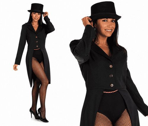 Ladies deluxe black ringmaster - black,