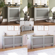 Vida Designs Arlington Radiator Cover MDF Grey Home Decor Modern Furniture