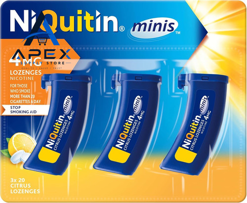 Niquitin 4mg minis - niquitin, citrus