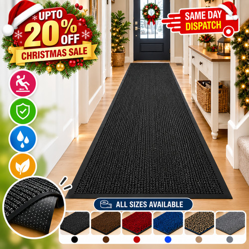 Very long hallway - very, rug