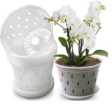 1/5PC Clear Plastic Orchid