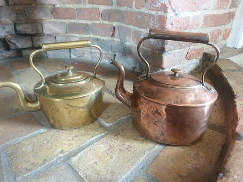 Antique kettles one - x,