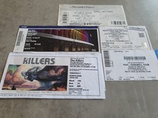 Job Lot 5 Used Gig Tickets