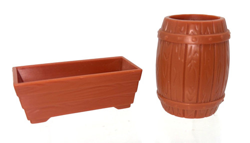 Red brown plastic - red-brown,