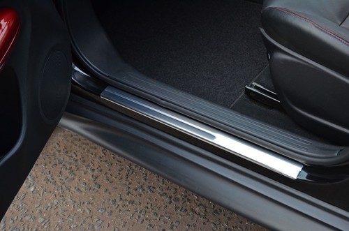 Chrome door sill trim - chrome, covers