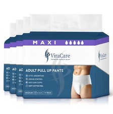 56 x Incontinence Pants Women & Men Maxi | Adult Diapers Medium | Pull Up Pants