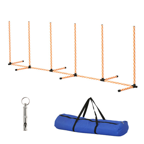 Pawhut dog agility weave poles - agility,