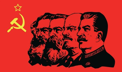 Communist 5x3 feet flag 150cm - communist,