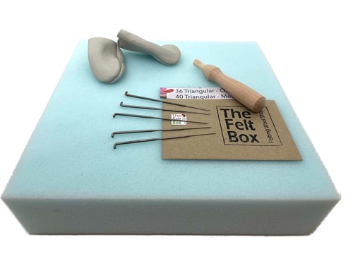 Needle felting starter kit no - needle, (no