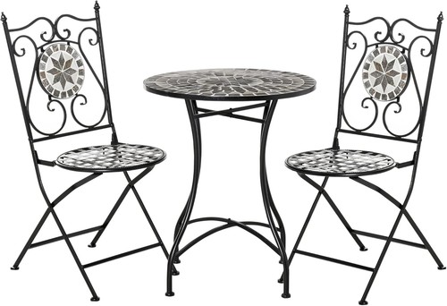 Bistro set chairs table - set, 2