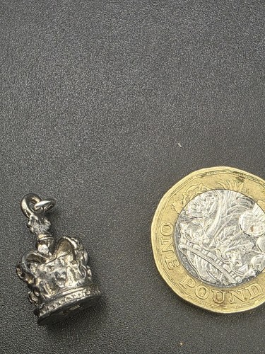 Vintage sterling silver crown - vintage,