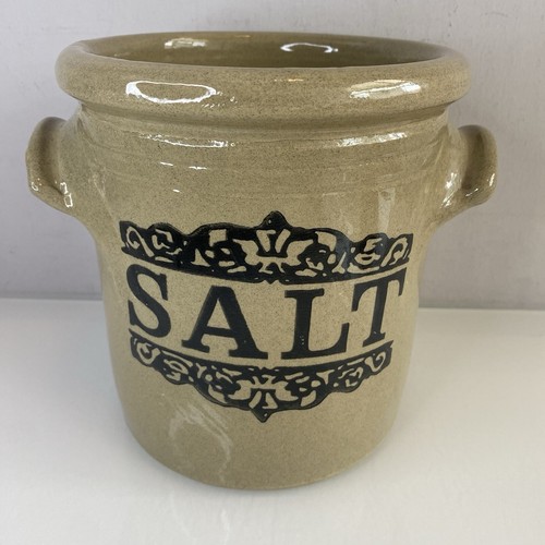 Salt crock moira made - salt, in