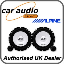 ALPINE SXE-1750S 6.5" 16.5cm Car Audio Component 2Way Speakers Set 280W Tweeters