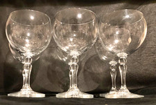 Vtg set of 6 Large Red Wine