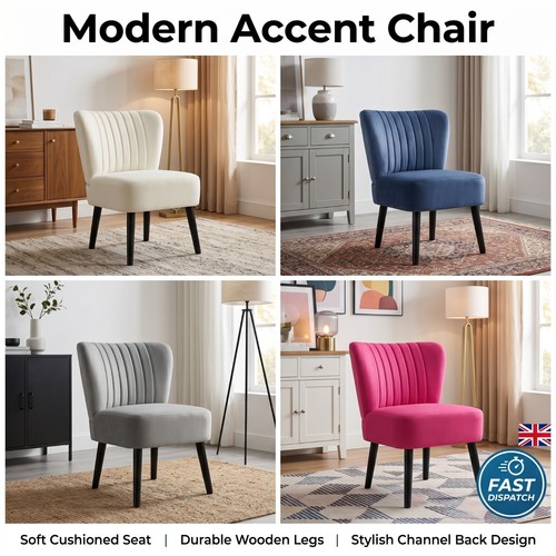 Velvet accent chair - accent,