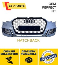 2016 - 2019 AUDI S3 + A3 S LINE 8V FACELIFT HATCH FRONT BUMPER COMPLETE   (#N11)