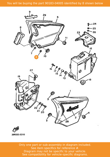Yamaha nut spring - nut,,
