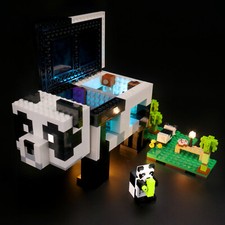 BrickBling LED Light Kit for LEGO Minecraft Panda House 21245 The Panda Haven 
