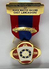 2010 Mark Master Mason East Lancashire Centenary Jewel Hallmarked Silver Gilt