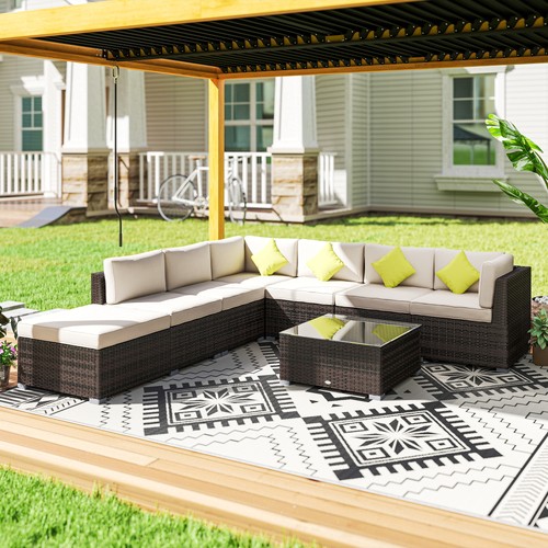8pc rattan home - 8pc,