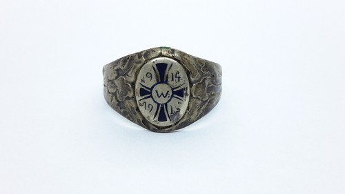 German ring ww1 wwi iron - ww1,