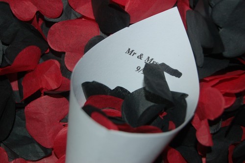 Black red biodegradable - black,