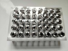 40pcs Spring Collet metric thread M7 x 0.75mm Fits 8.0mm Boley Watchmaker Lathe