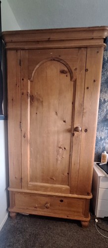 Solid oak one door single - door,