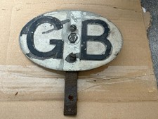 vintage aa gb badge Plate