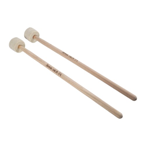 Pair drum mallet stick - drum, felt