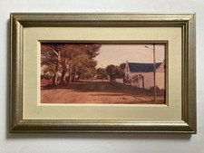 Vintage Oil Painting Road