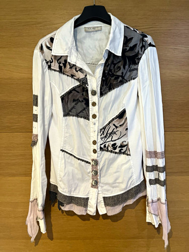 Elisa cavaletti white collared - elisa,