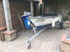 14 Foot Fishing Boat,  Trailer and accessories