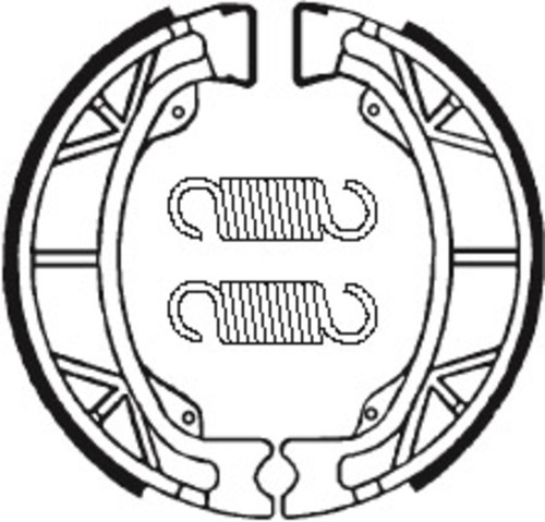 Tecnium brake shoes - brake, ba012